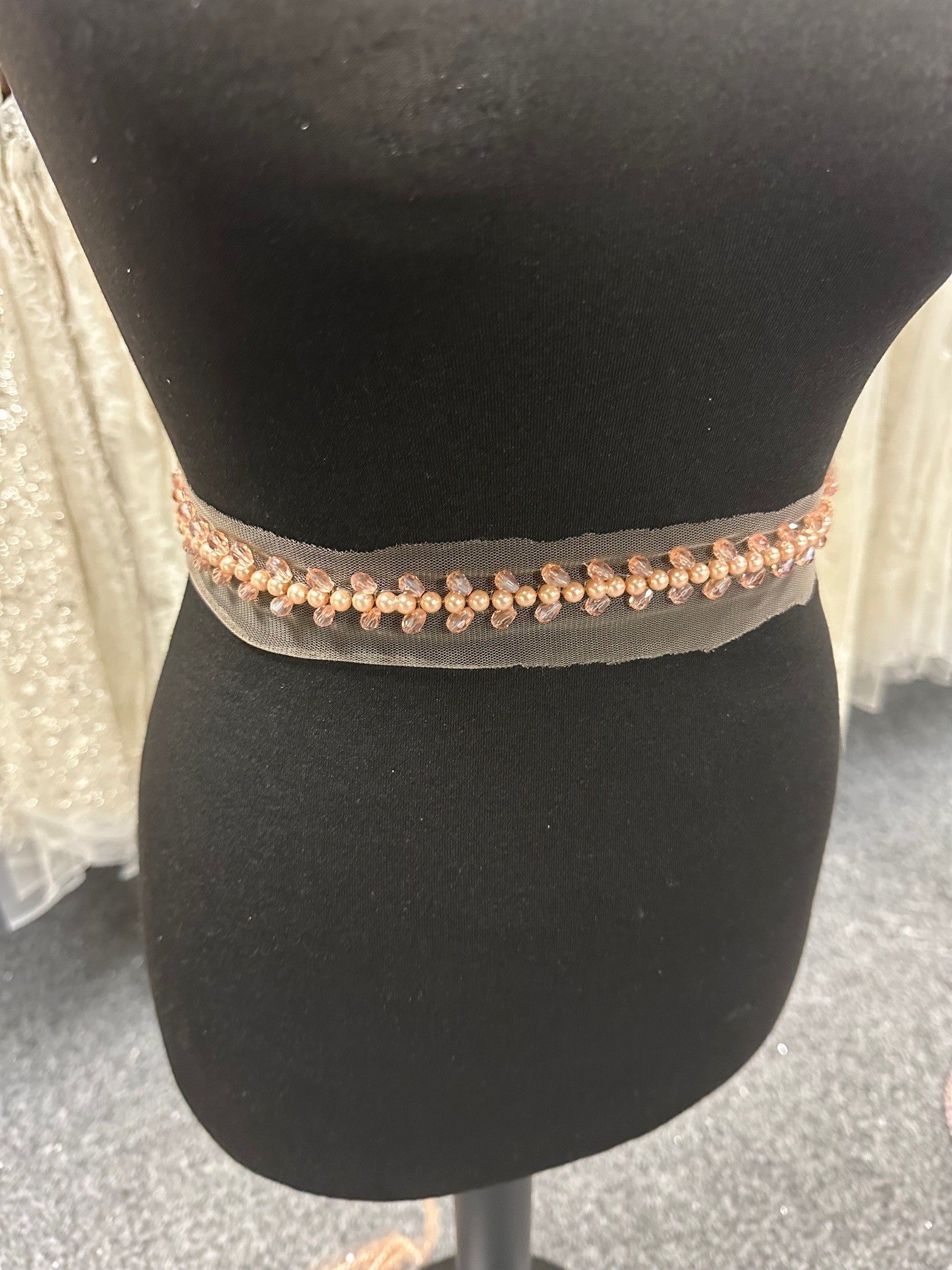 Rose Gold Crystal Trim - EH2023
