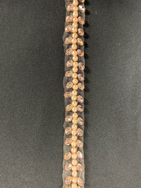 Rose Gold Crystal Trim - EH2023