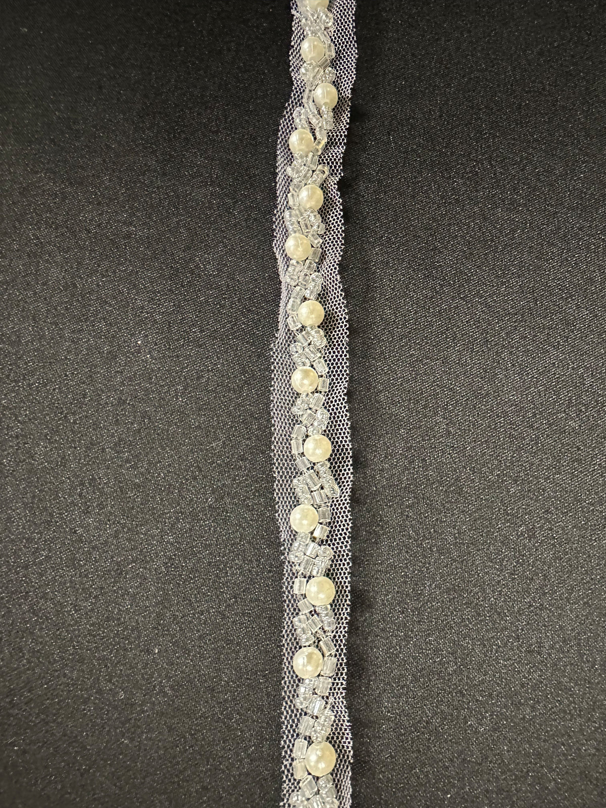 Ivory Pearl and Bead Trim - EH2029