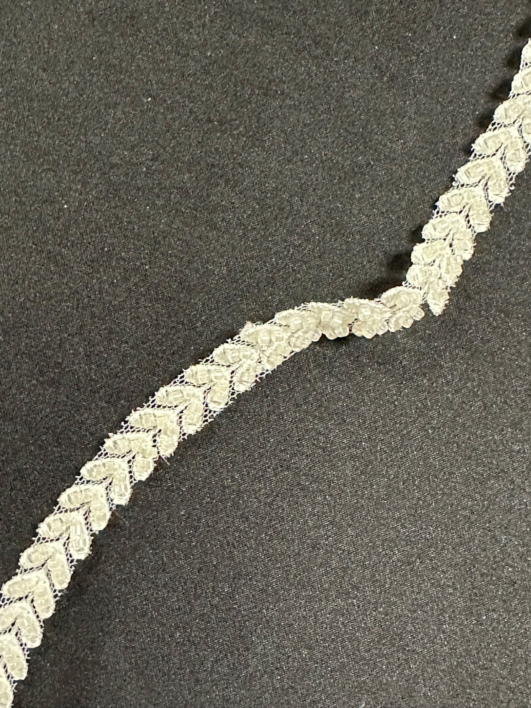 Ivory Beaded Dress Trim - EH2033