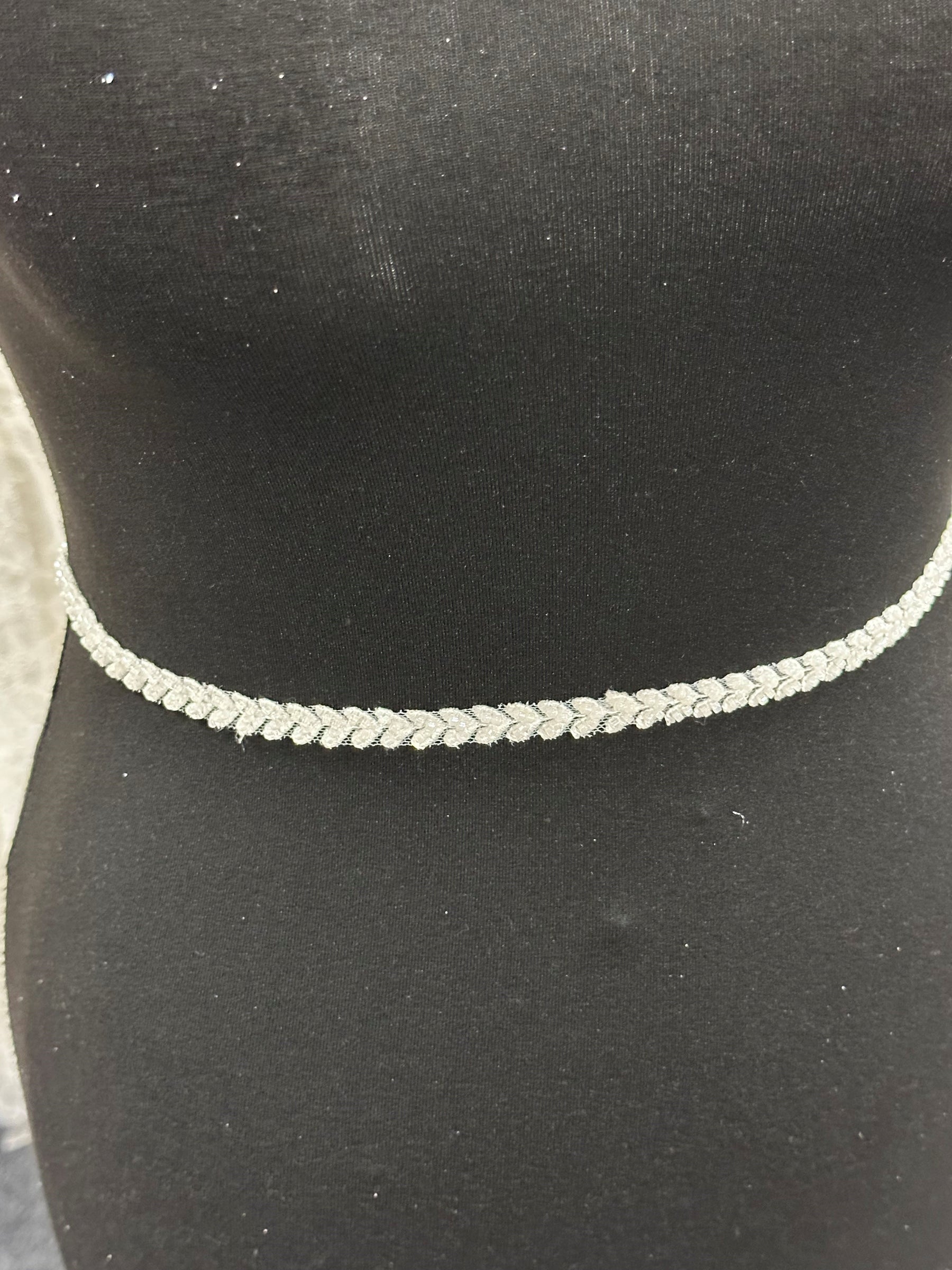 Ivory Beaded Dress Trim - EH2033