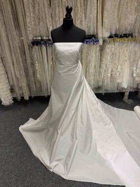Ivory Silk Blend Crisp Taffeta - Early