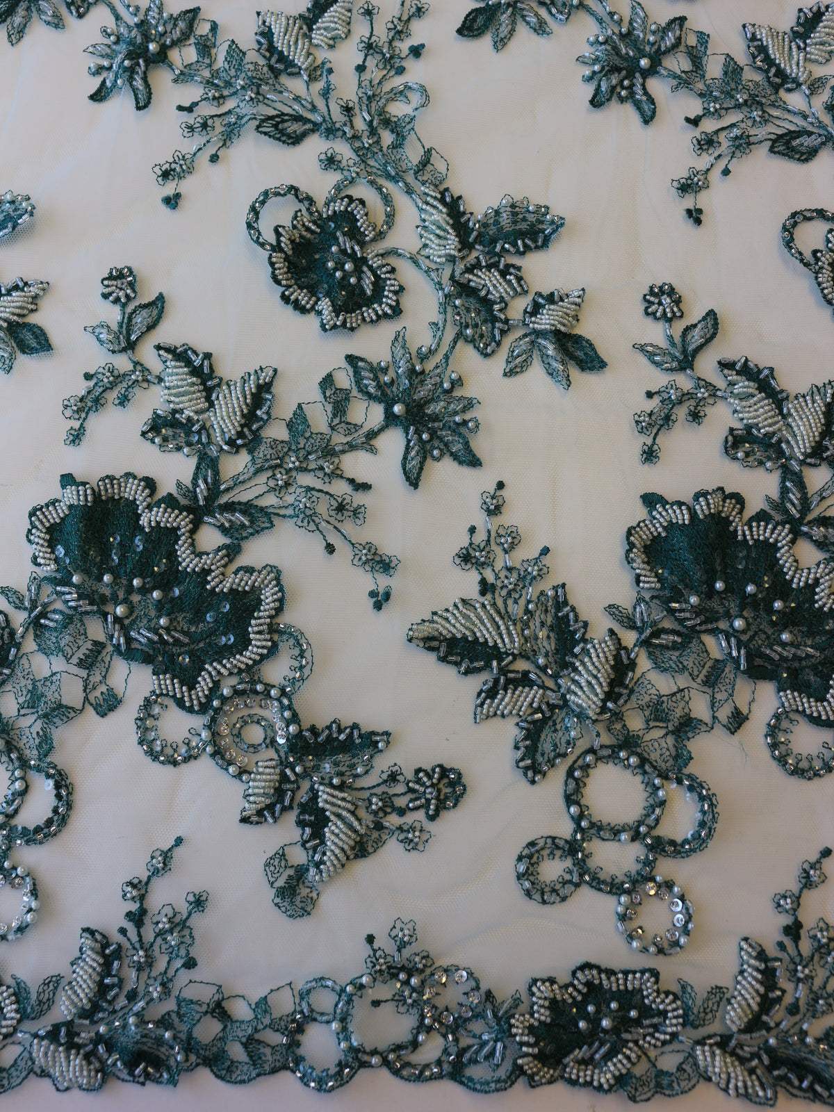 Emerald Green Lace - Roberta