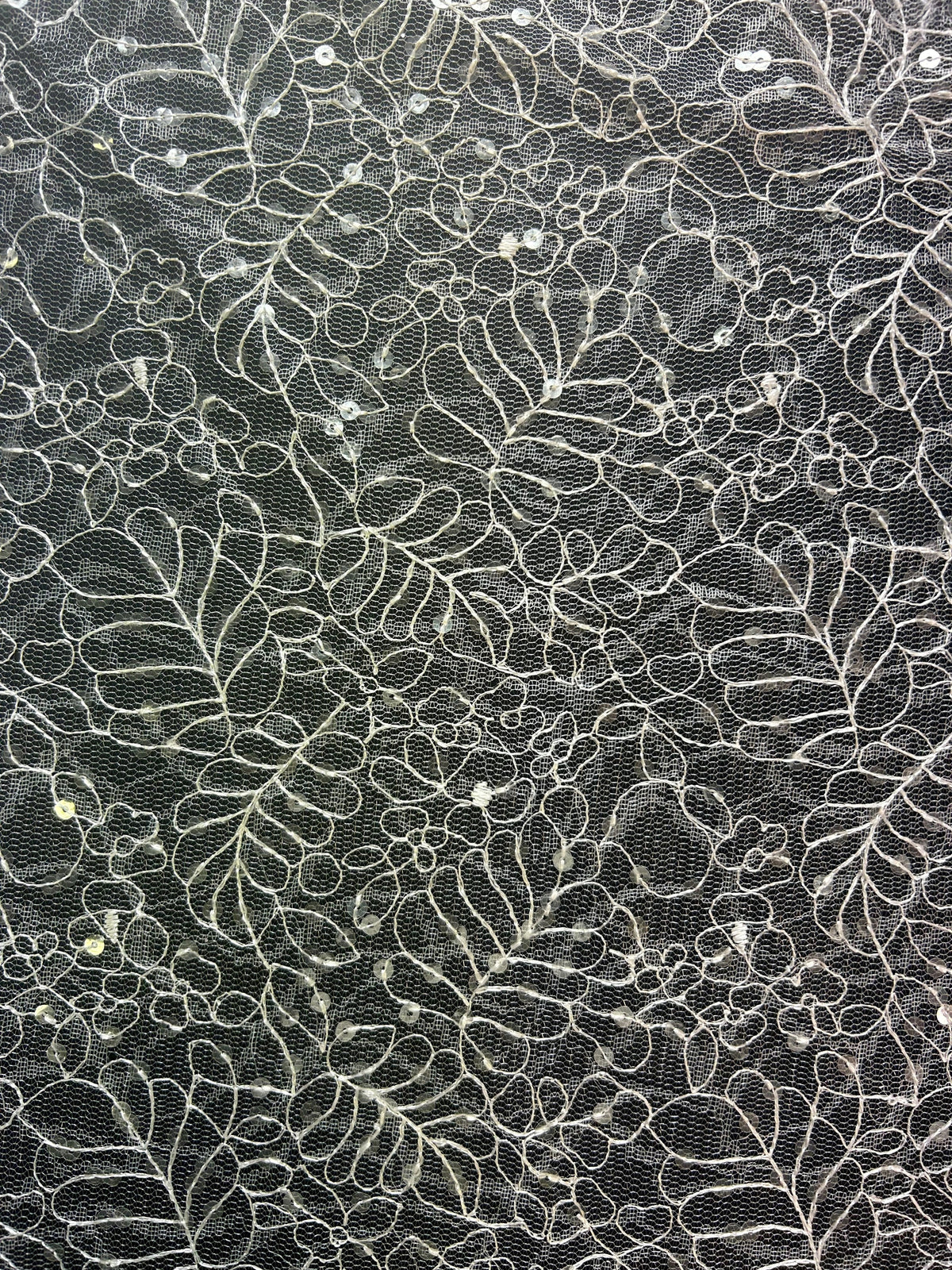 Ivory Sequin Tulle - Exorbitance