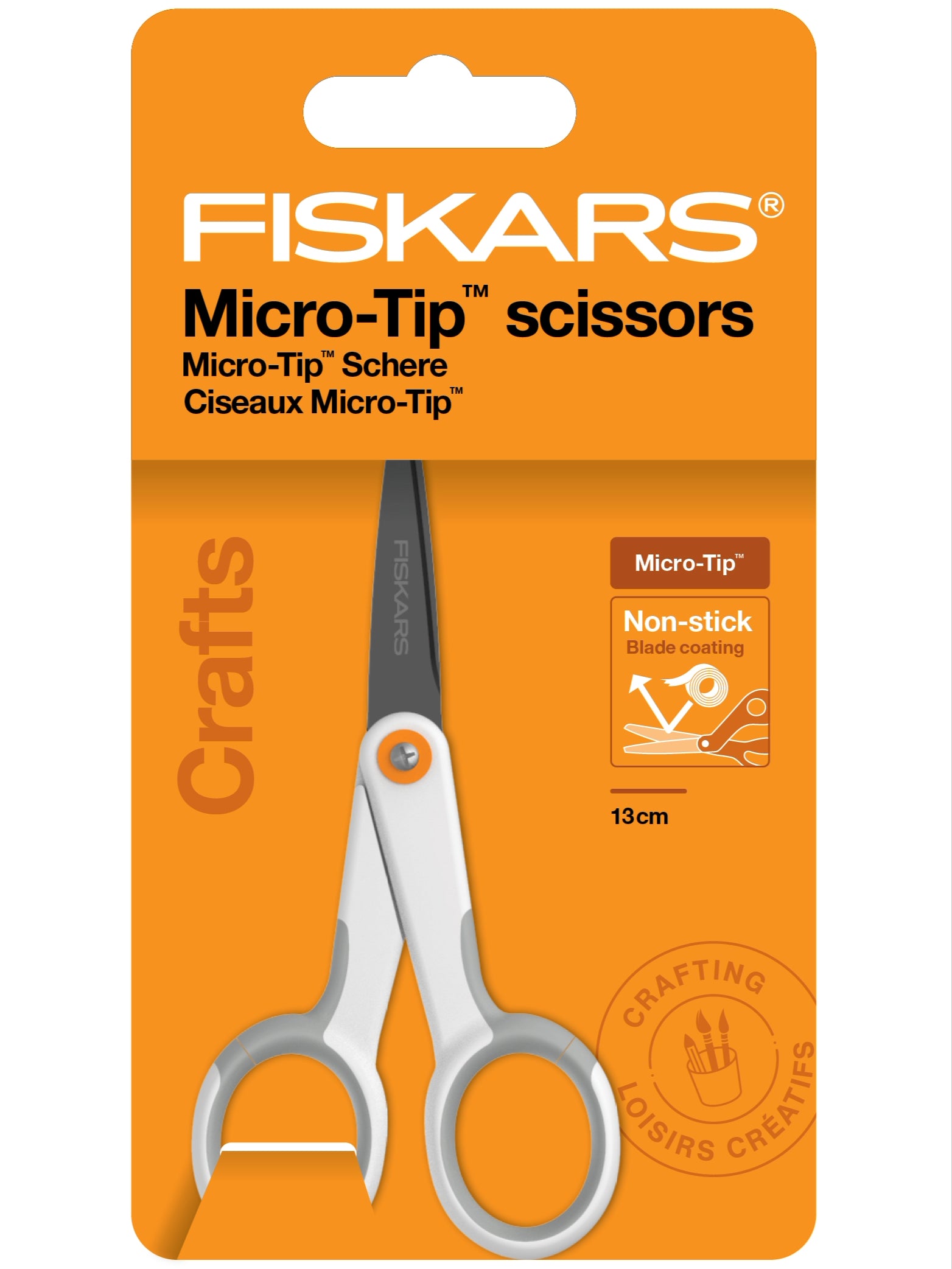 Fiskars Non-Stick Microtip Scissors - SC0017