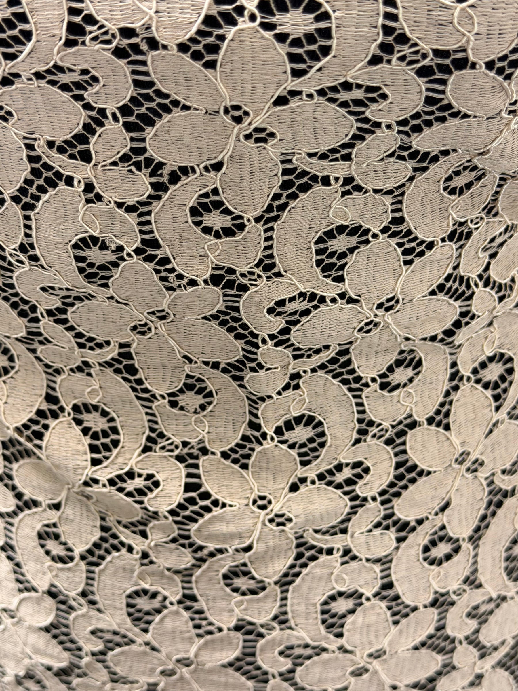 Coffee Corded French Lace - LA4008