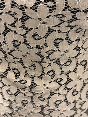 Coffee Corded French Lace - LA4008