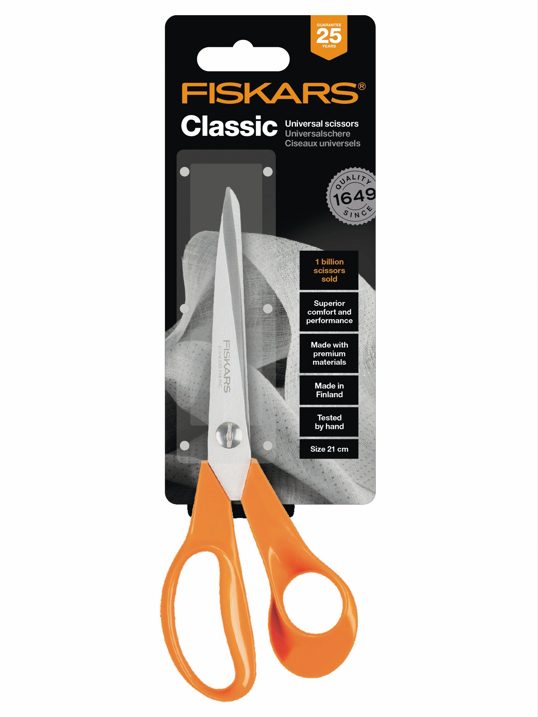 21cm Fiskars General Purpose Scissors - S5