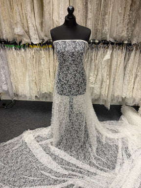 Ivory Embroidery Lace - EB5054