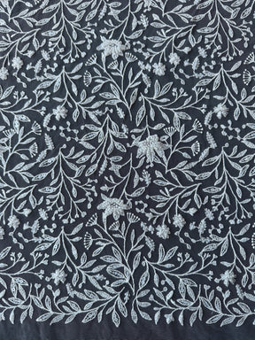 Ivory Beaded Embroidery Lace - Minka