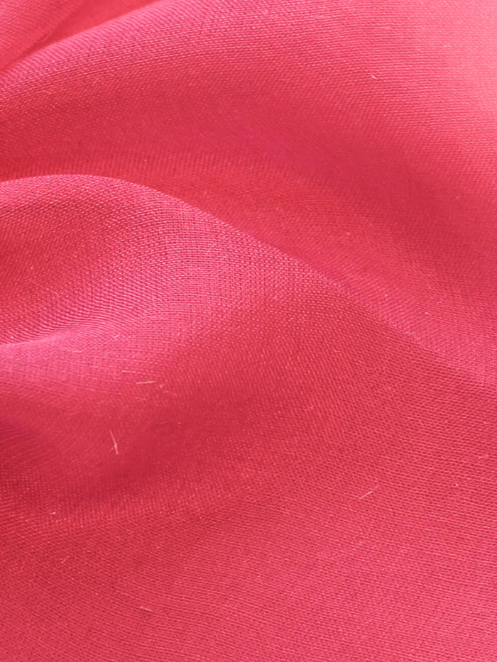 Fluorescent Pink Silk Chiffon - Tempest