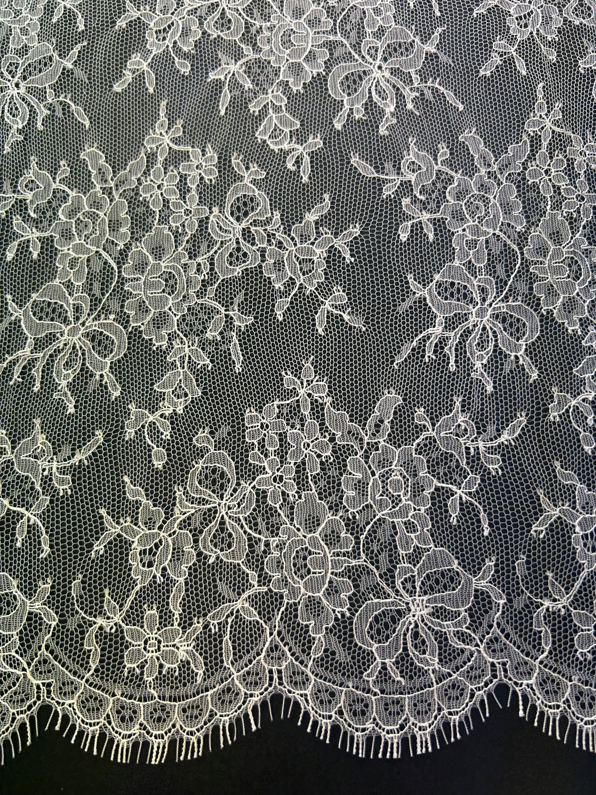 White Chantilly Lace - Francesca