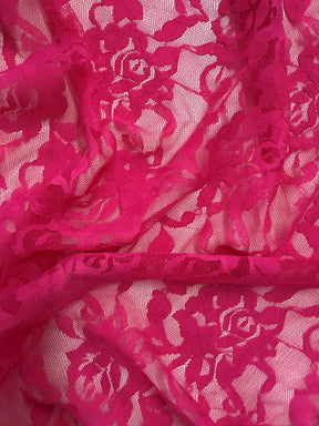 Fuchsia Raschel Stretch Lace – Matina