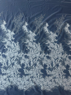 Ivory with Silver Embroidered Lace - Hermitage