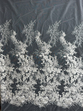 Ivory Embroidered Lace - Aisling