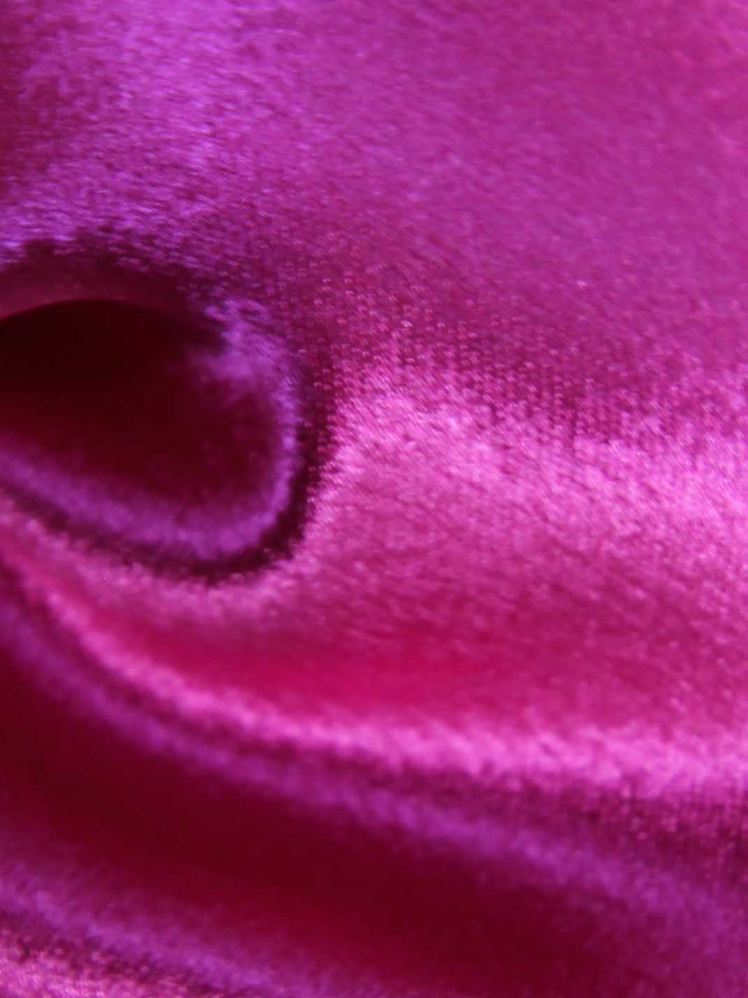 Fuchsia Polyester Crepe Back Satin - Desire
