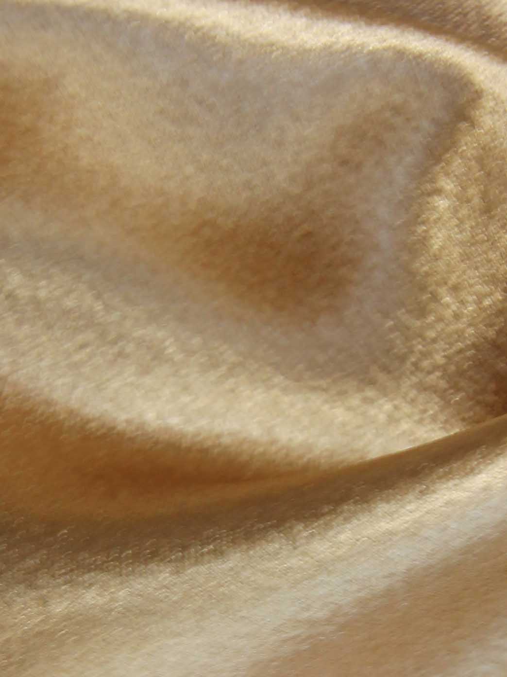 Gold Polyester Crepe Back Satin - Desire