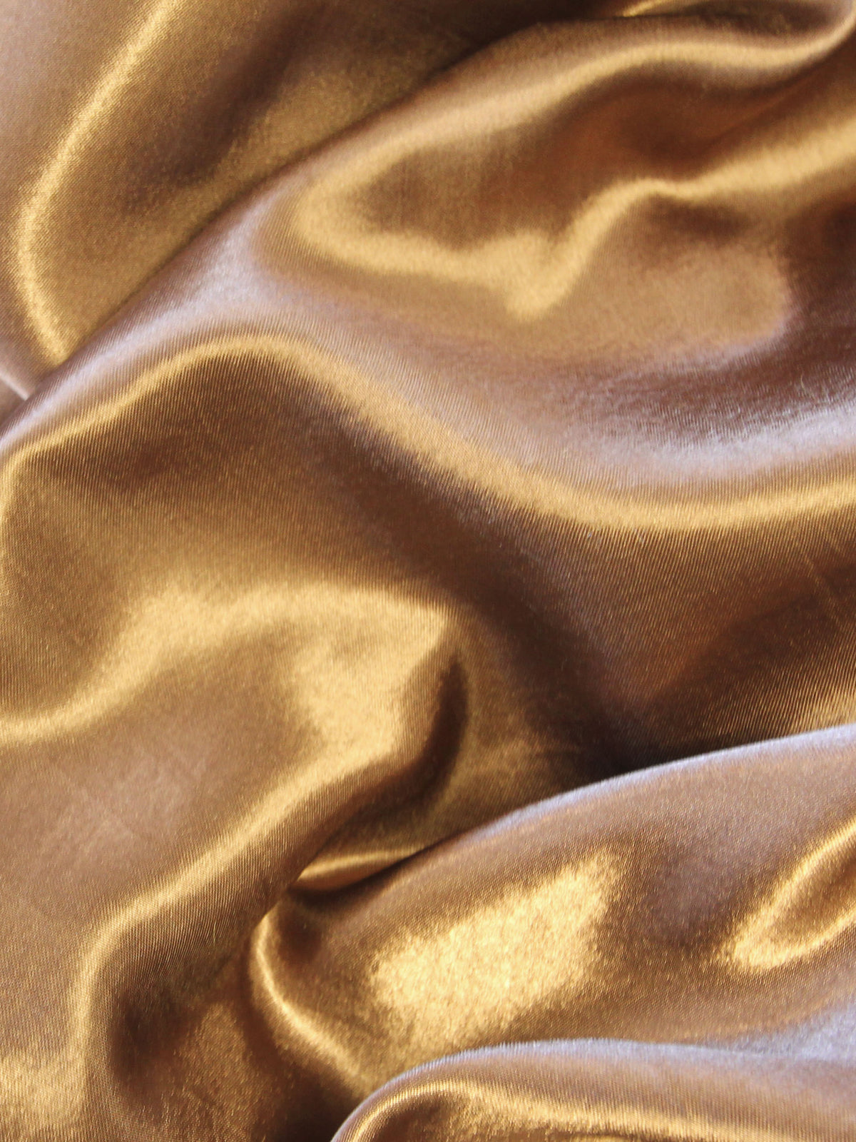 Gold Polyester Satin - Ascot