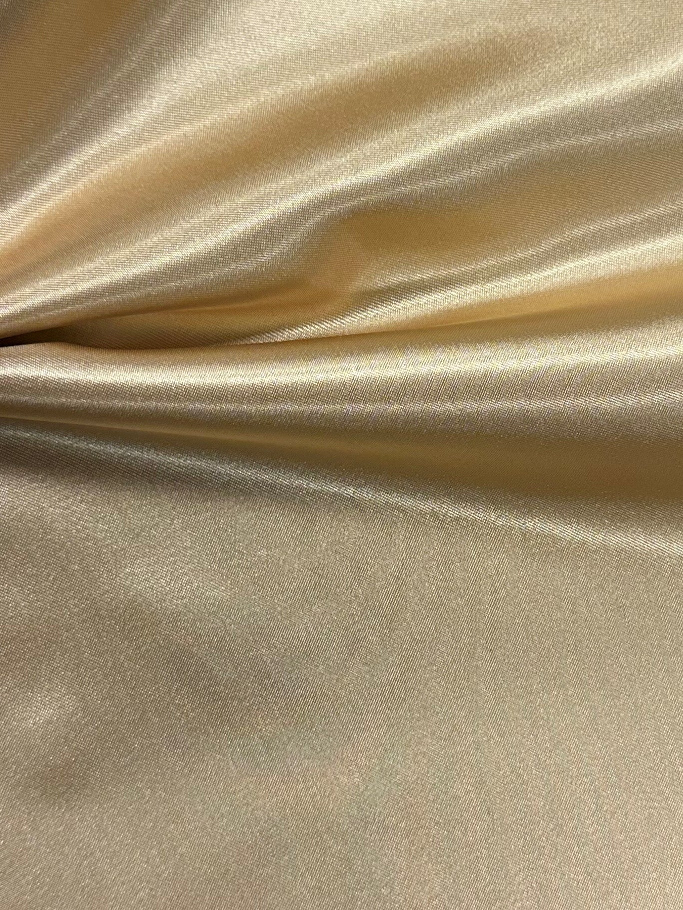Gold Acetate Lining Fabric - Tuscany