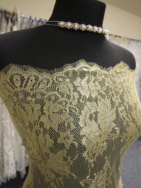 Gold Raschel Lace - Damaris