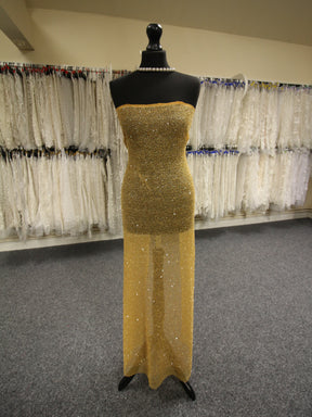 Gold Beaded Lace - Britte