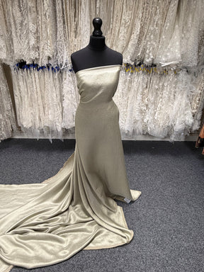 Gold Viscose Blend Fabric  - Ferrari