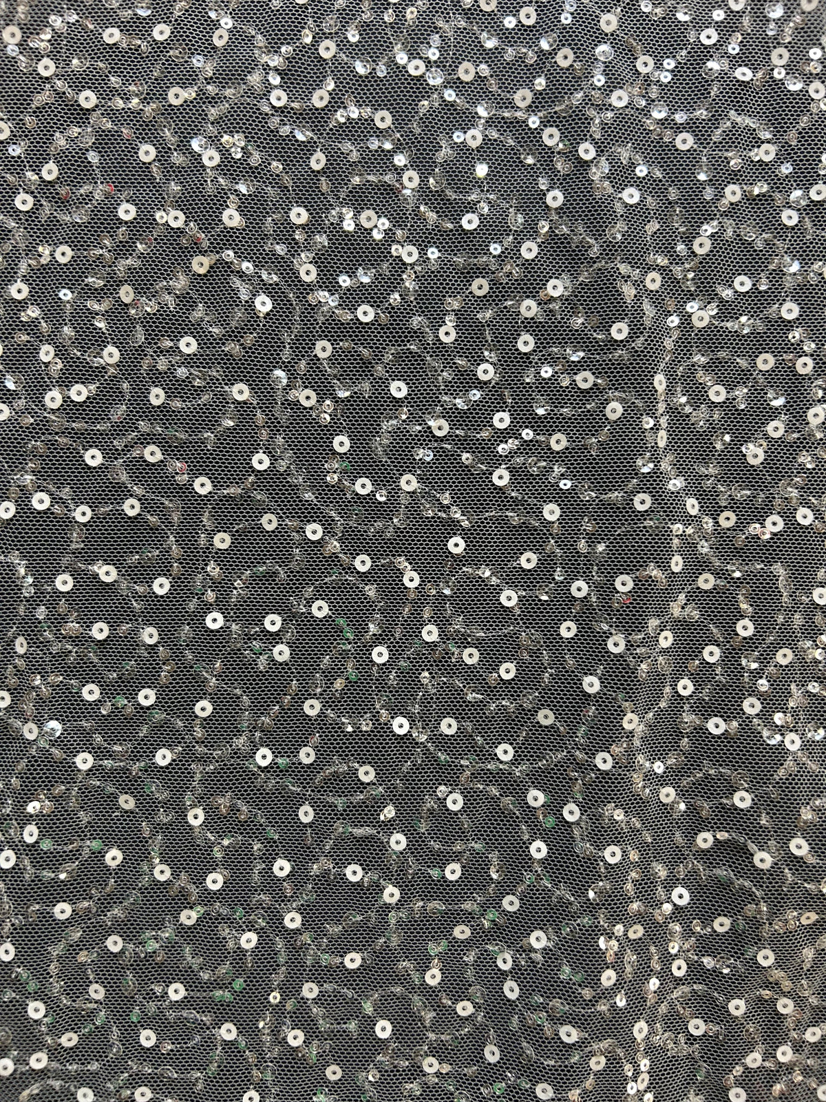 Ivory Sequinned Tulle - Graziella