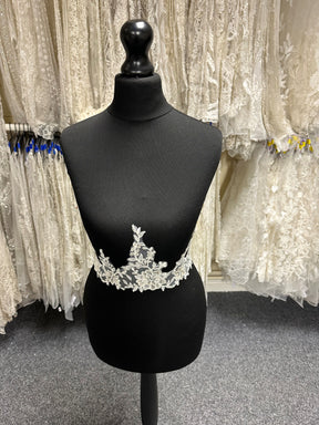 Ivory Corded Lace Trim - Guidance