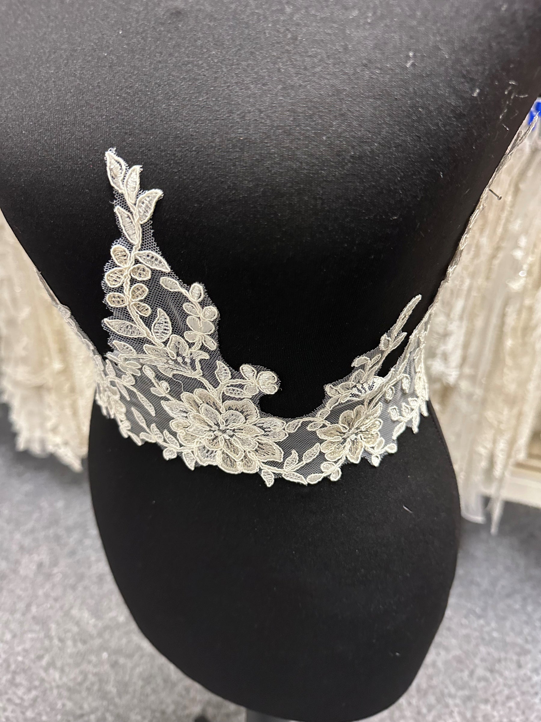 Ivory Corded Lace Trim - Guidance