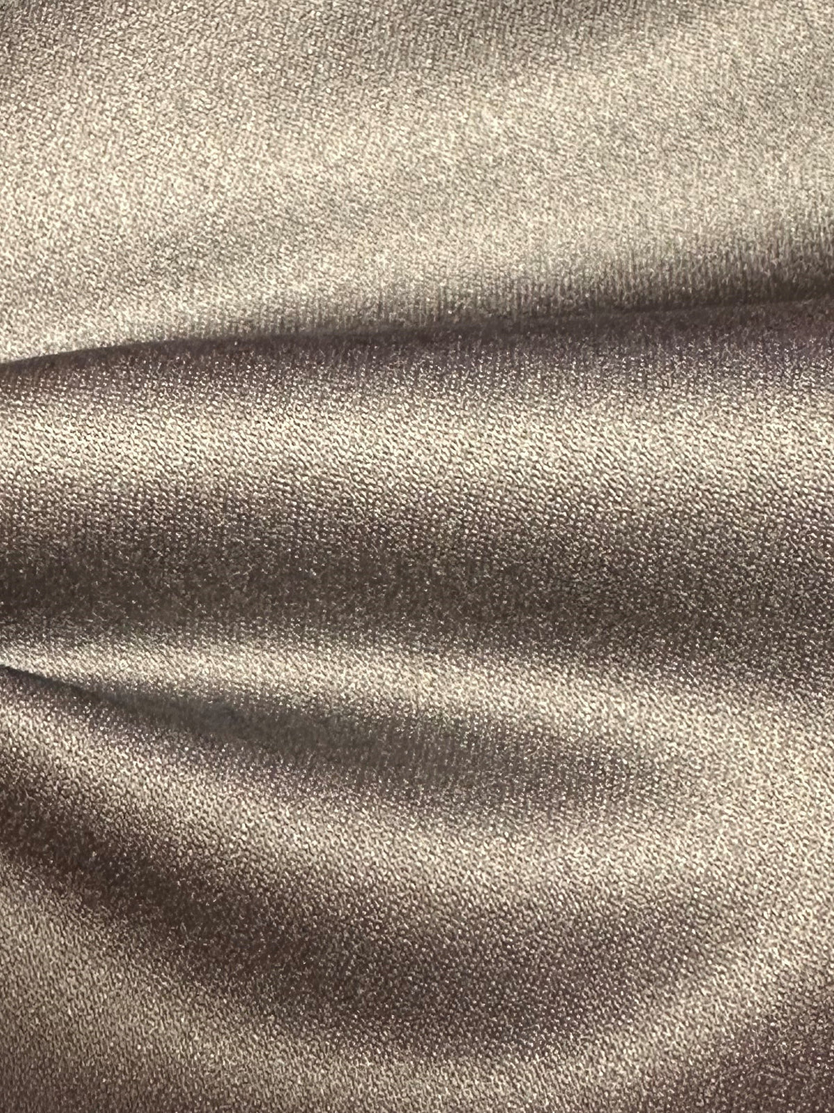 Gun metal Grey Polyester Satin - Classique