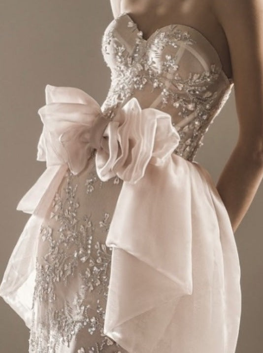 Pale Pink Silk Organza - Evolution