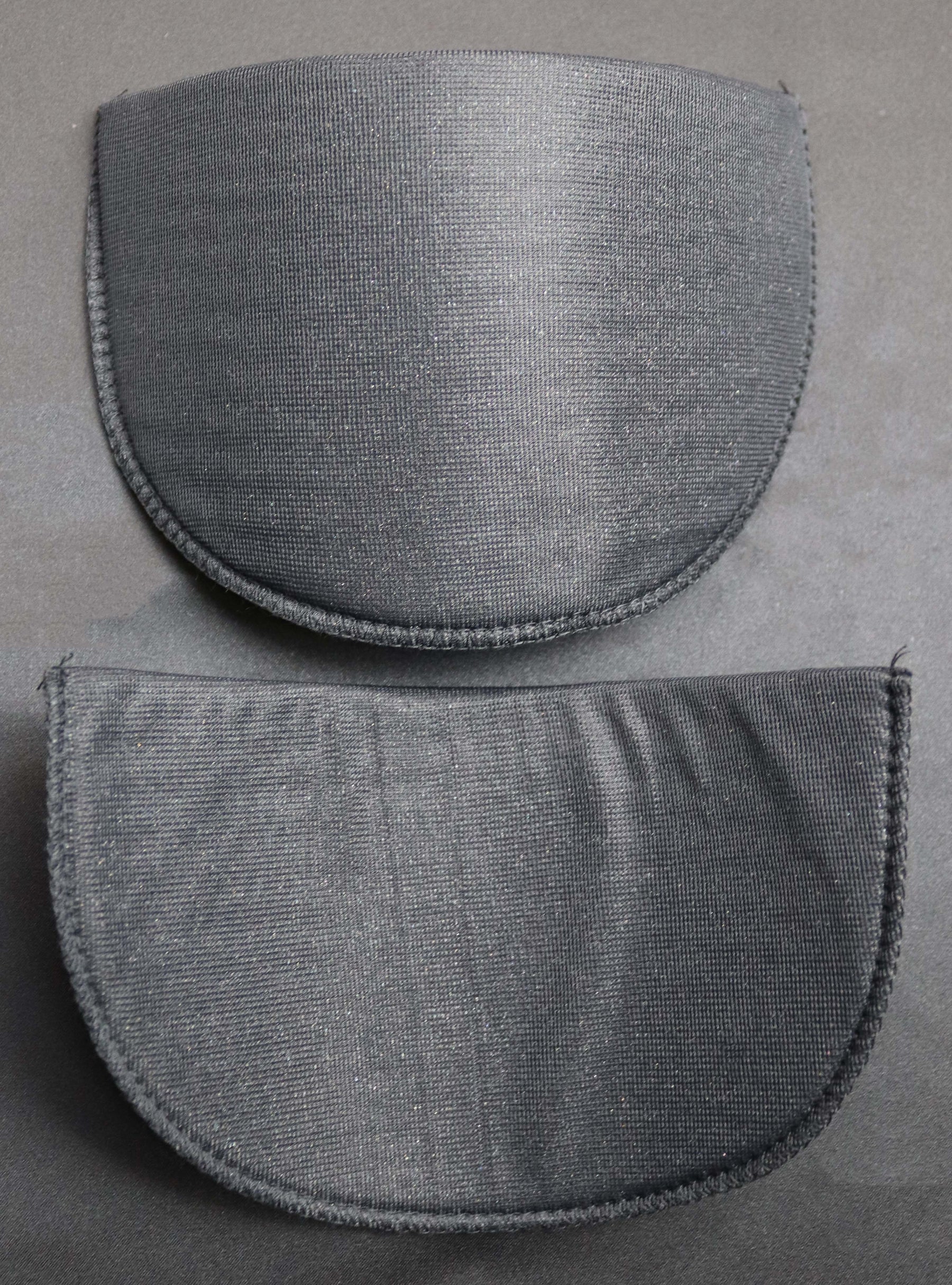 Black Nylon Covered Foam Shoulder Pads - HA4003 Large