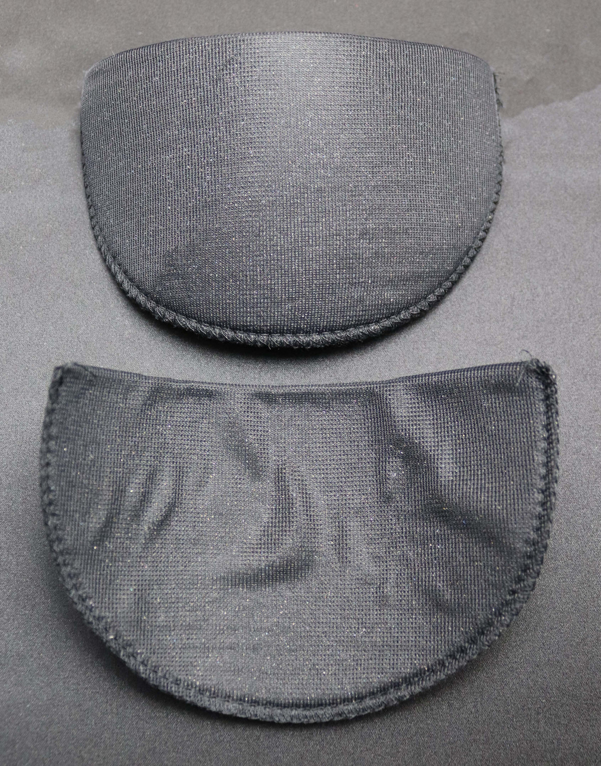 Black Nylon Covered Foam Shoulder Pads - HA4003 Small