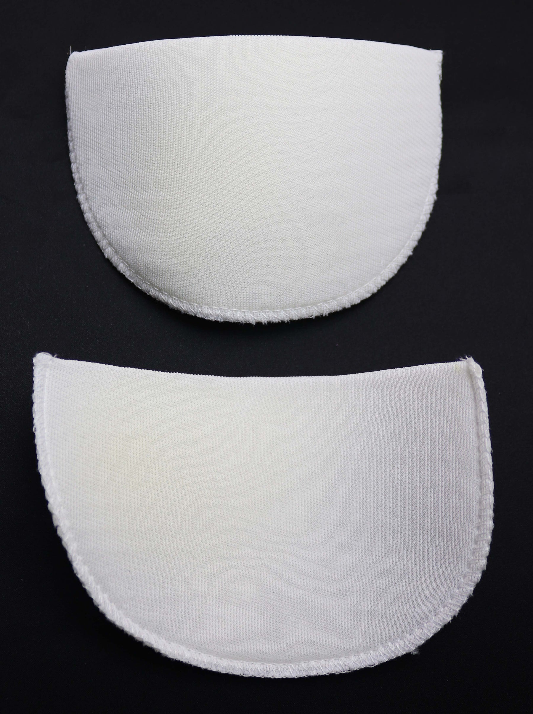 White Nylon Covered Foam Shoulder Pads - HA4003 Small