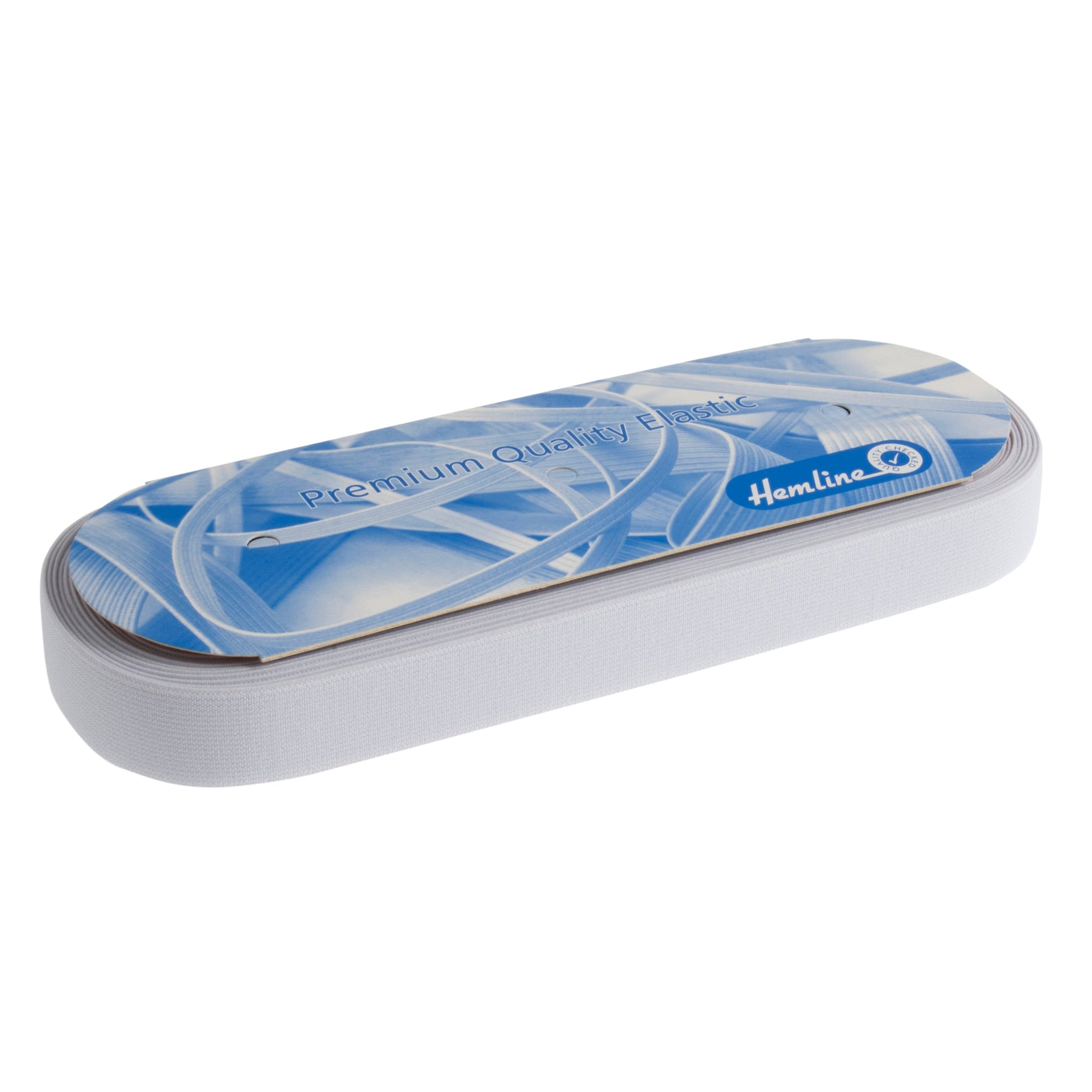 White 32mm Boil Proof Elastic - HA6032