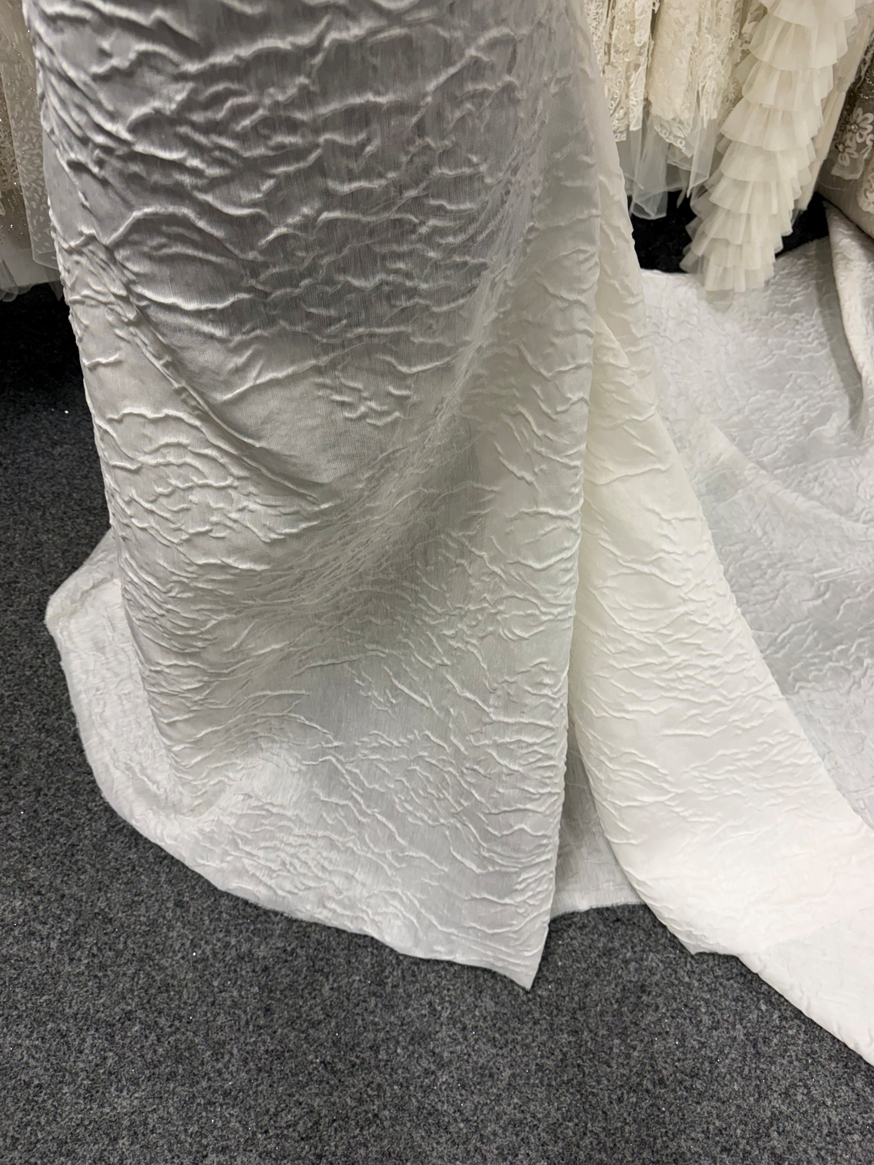 Ivory Italian Cloqué Brocade - Harlem