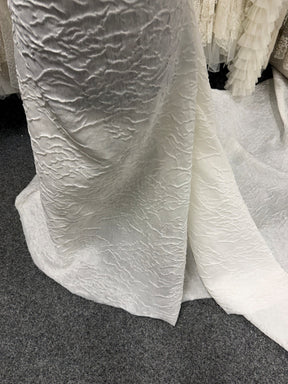 Ivory Italian Cloqué Brocade - Harlem