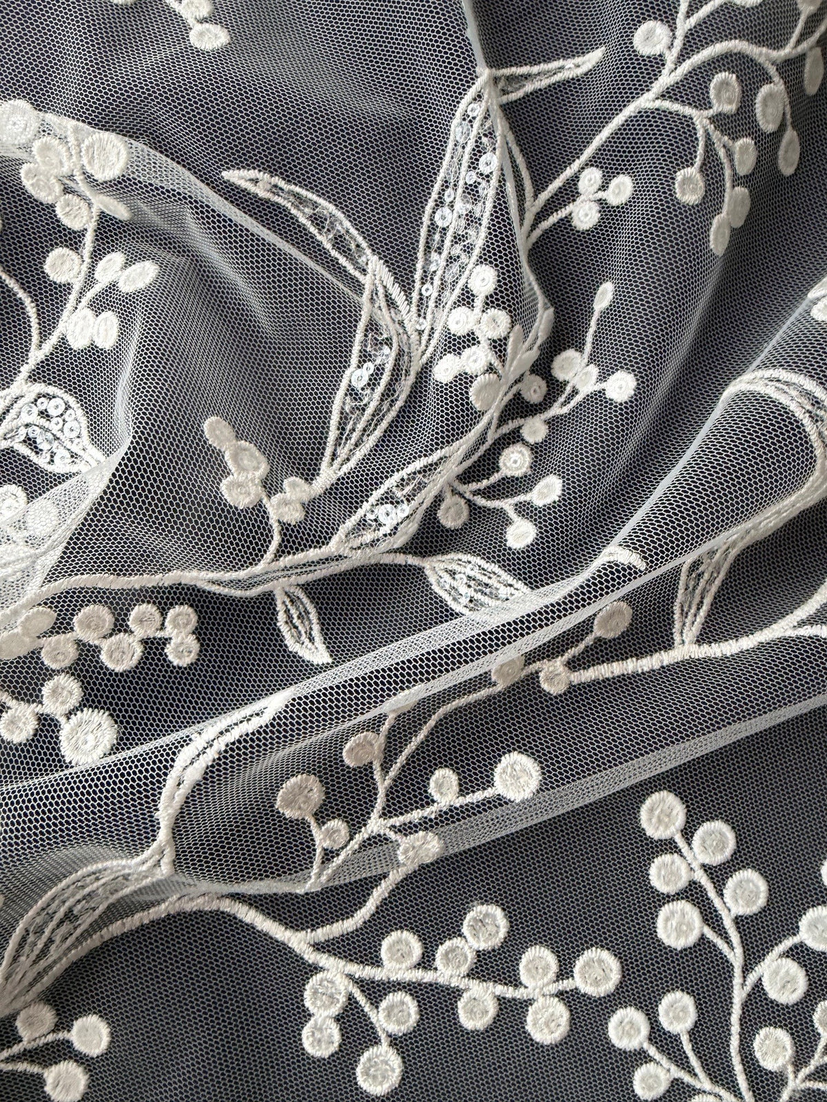 Ivory Embroidered Lace - Howard