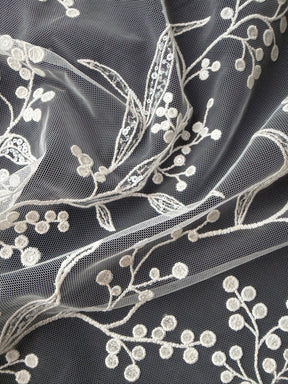 Ivory Embroidered Lace - Howard