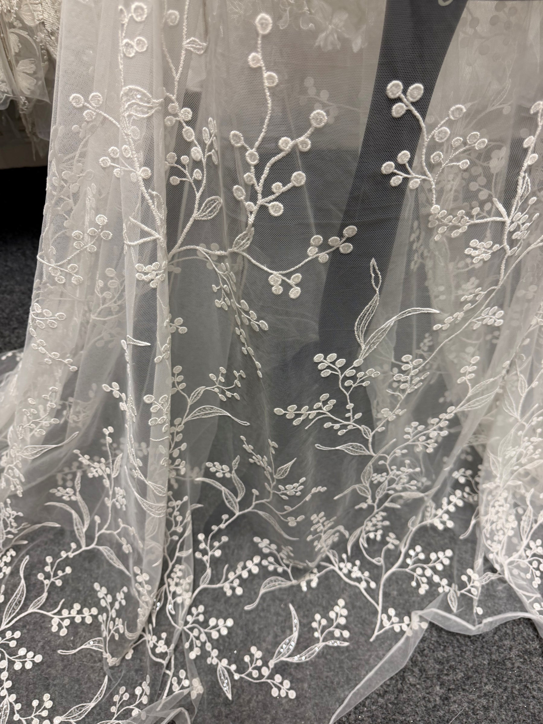 Ivory Embroidered Lace - Howard