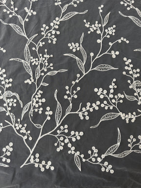 Ivory Embroidered Lace - Howard