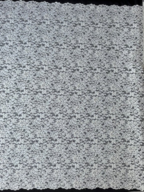 Ivory Beaded and Corded Lace - Austria