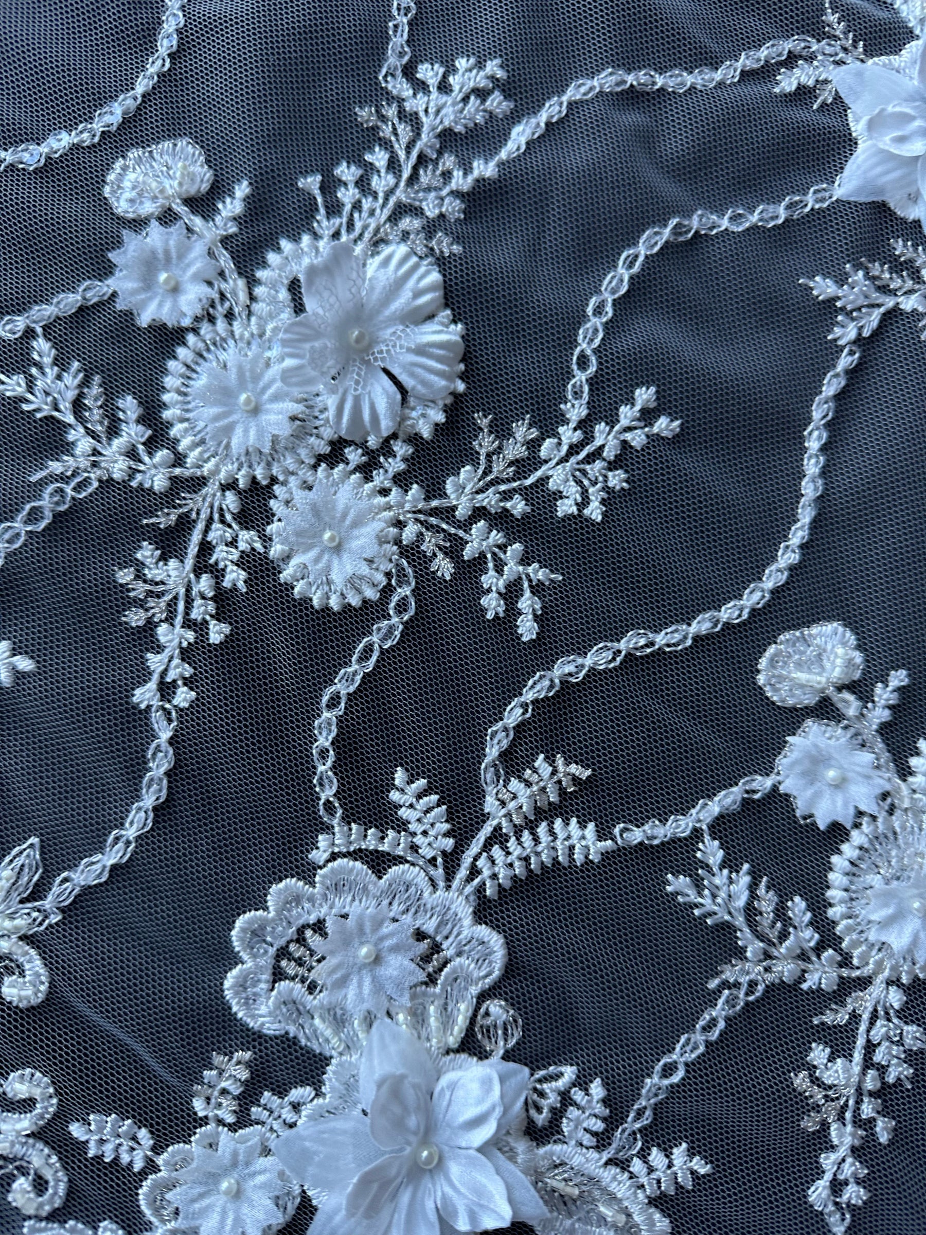 Ivory Flower Lace – Galliard
