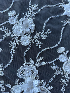 Ivory Flower Lace – Galliard
