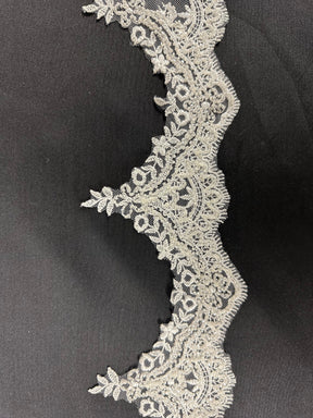 Ivory Beaded Lace Trim - Hannah (CF)