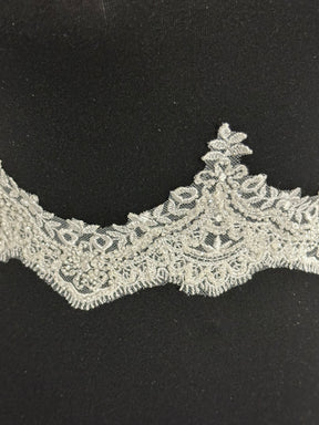 Ivory Beaded Lace Trim - Hannah (CF)