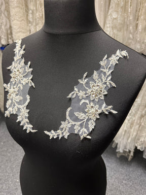 Crystal and Sequin Embellished Appliques - Fame