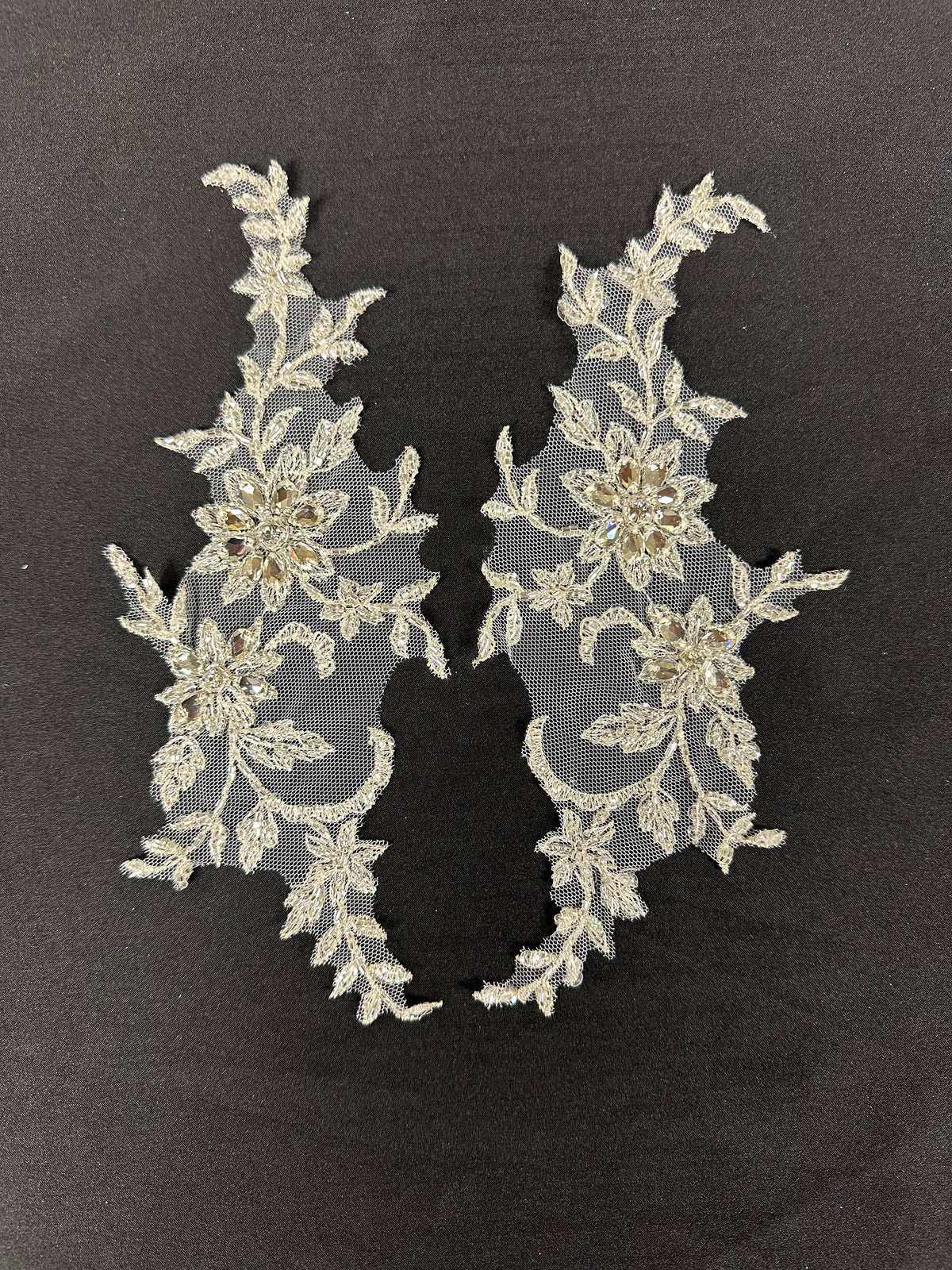 Crystal and Sequin Embellished Appliques - Fame