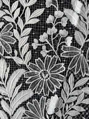 Ivory Sequin Bridal Lace - EB3049