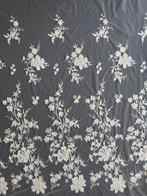 Ivory Embroidered Lace - EB1015